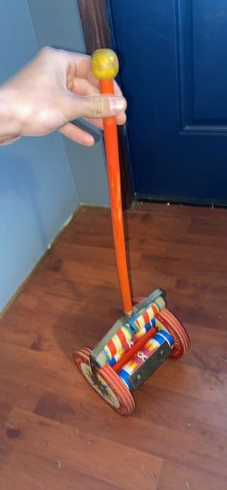 1953 Antique Fisher Price Roller Chime Push Toy