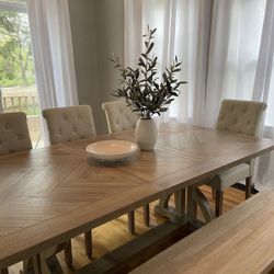 Wood Barn Tables/bench/chairs/same Day Delivery /no Credit Needed