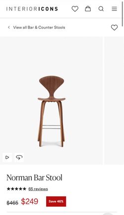 Norman Bar Stool - $125 EACH