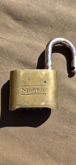 Brass Master Lock ~ Combination