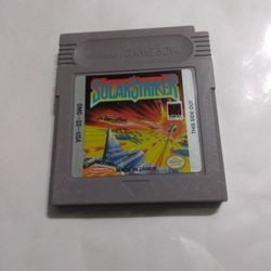 Nintendo Game Boy Game Solar Striker Used