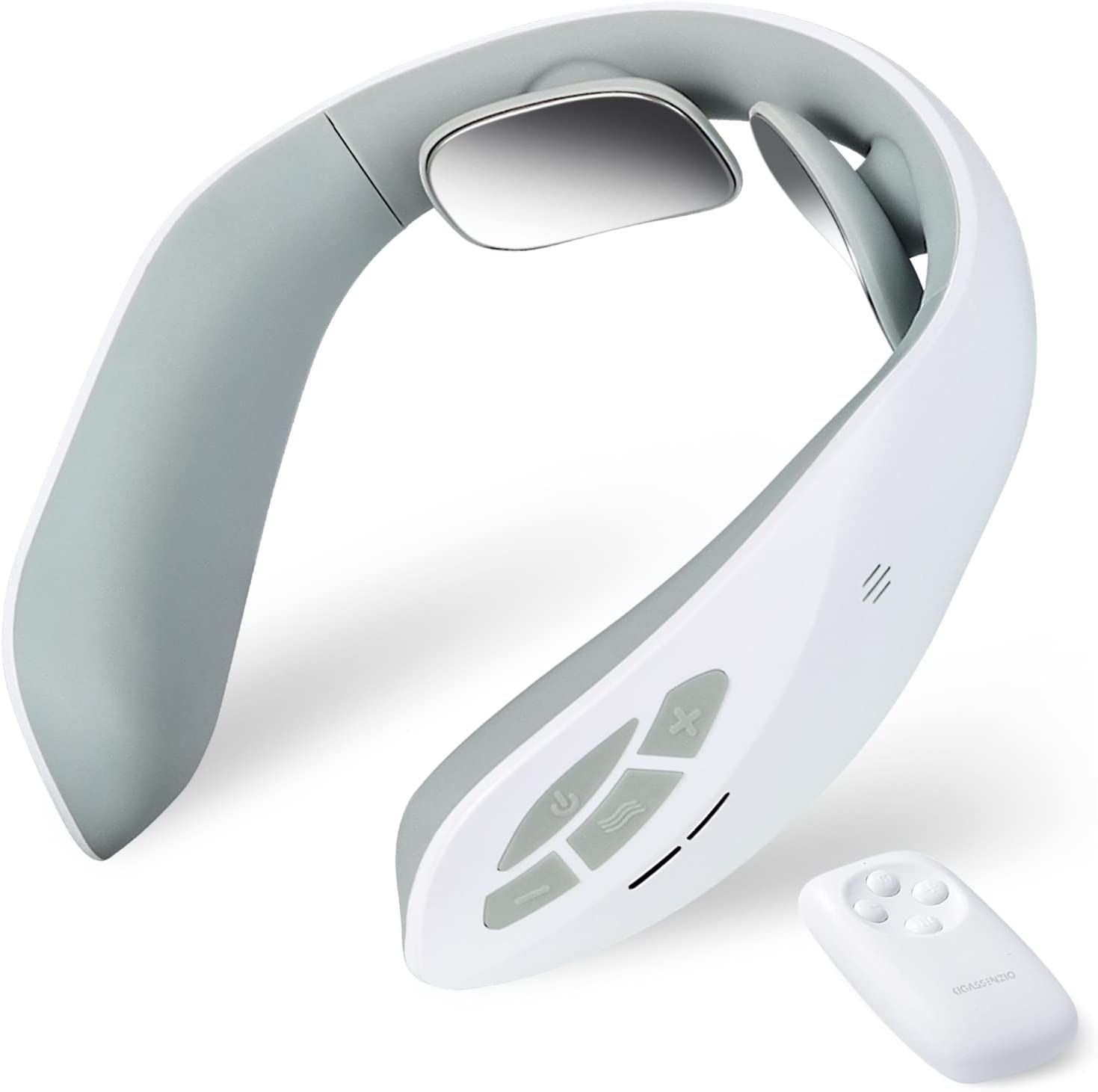 Neck Massager with Heat, Intelligent Neck Massager for Pain Relief, 4 Modes 16 Levels Deep Tissue Trigger Point Massager for Neck and Back