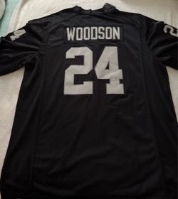 Charles Woodson #24 Raiders Football Jersey 2011