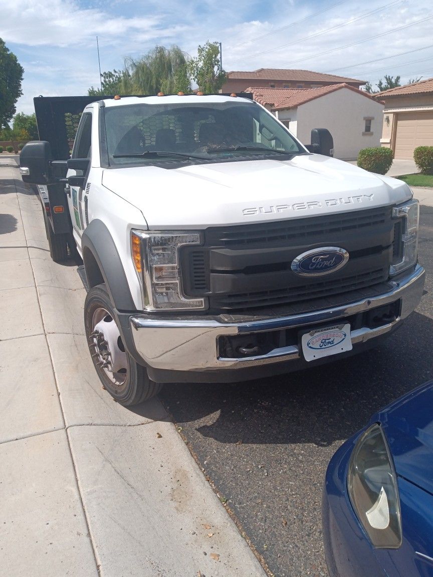 Ford F-550 Flatbed Truck Powerstroke Diesel
