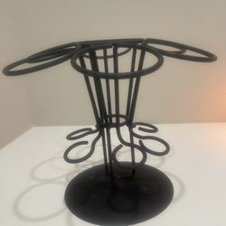 Rod Iron Wine Rack (7 Bottles Of Wine)