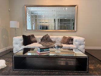 Restoration Hardware RH - SoHo Tufted Modular White 9’ Couch