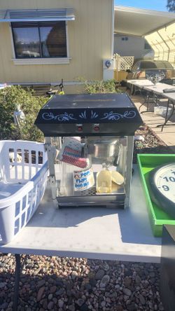 vintage popcorn machine