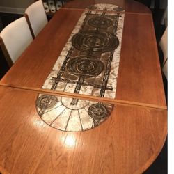 Kitchen Table Mid Century Modern Table 