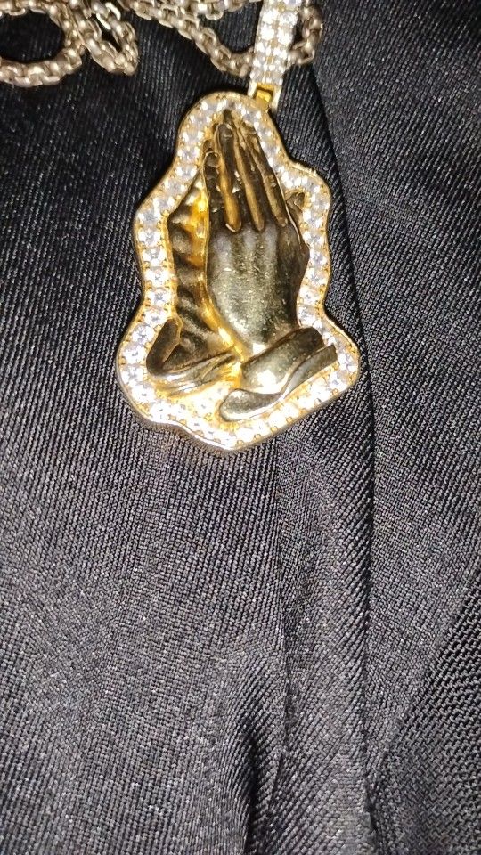 Prayer Hand Pendant