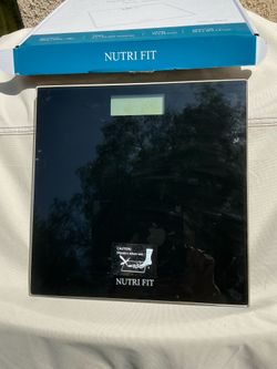 New bathroom scale
