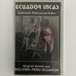 Ecuador Incas Bolivia Peru Cassette Tape Andes Traditionelle Musik Aus Den Anden