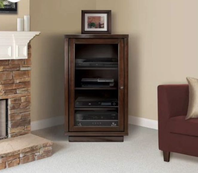 New Bello ATC402 Audio/Video Component Cabinet (Comes Fully Assembled)