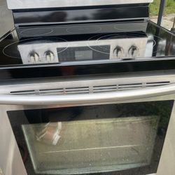 Samsung Glass Stove Double Oven Stainless Steel 