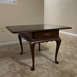 Winged End Table For Sale
