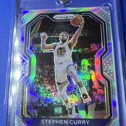 Stephen Curry 2020-21 Prizm Silver Gem Mint #159 