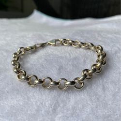 925 Silver Cable Link Bracelet
