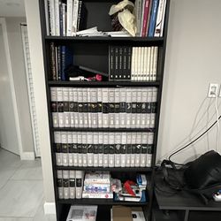 Black Wood Bookshelves IKEA - Set Of 2 