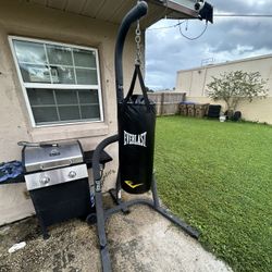 Everlast Punching Bag, and Stand, Boxing 