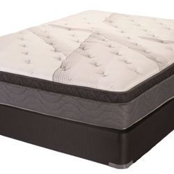 New King Plush Pillow Top Mattress- Free Fast Delivery. 