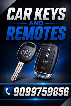 Car keys and remotes