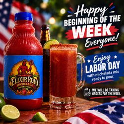Michelada preparado mix