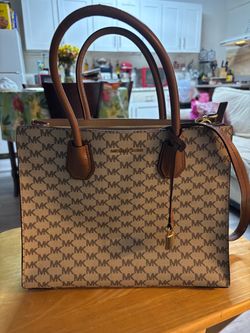 Michael Kors MK Signature Satchel Handbag