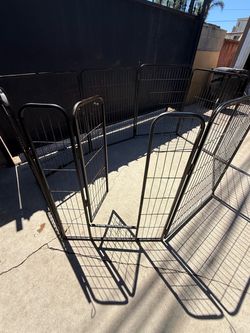Outdoor dog fencing