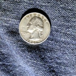 Silver 1961 Quarter Dollar 