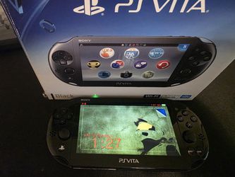 Playstation PS Vita Slim Black 2000 Series Mod--bed Playstation Psp Video Game Console Ps vita