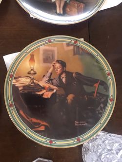 Norman Rockwell’s collectible porcelain plate a young man’s dream
