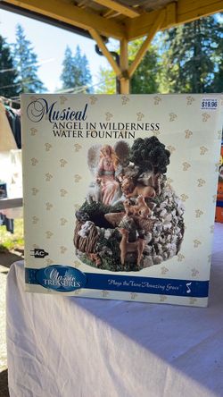 Classic Treasures Musical Angel in Wilderness Water Fountain $15