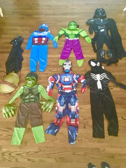Boys Halloween costumes most small 4-6 $10 each