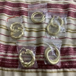 Gold plated 5 Pairs $100 For All Or $25 Each 