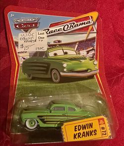 Disney Pixar Cars Edwin Kranks #72 World Of Cars