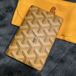 Yellow Mini Wallet 
