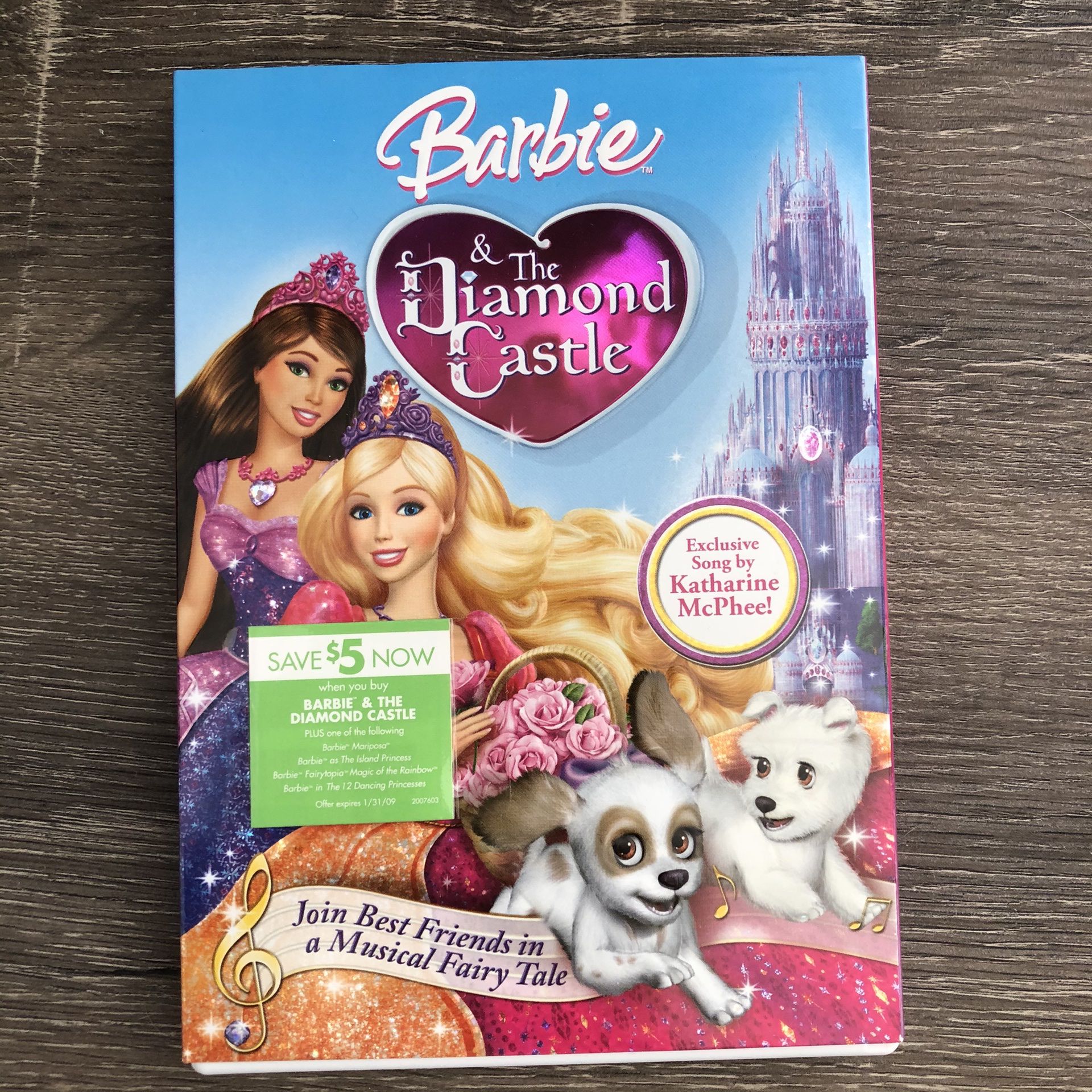 barbie movies dvd lot Magic of the Rainbow and The diamond Castle