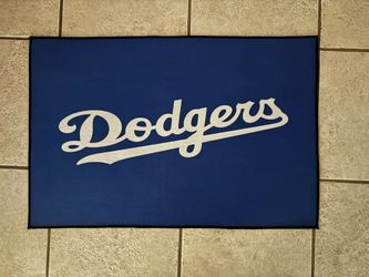 Dodgers Custom Mat / Rug ( Please read Description)