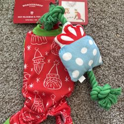 New Christmas Dog Pjs  XS