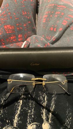 Cartier Rimless Gold Frame Eyeglasses