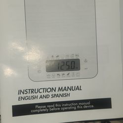 Digital kitchen food scale