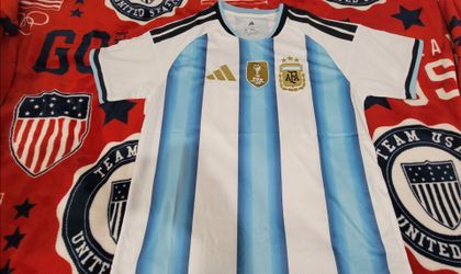 Argentina home jersey XL L and M size world cup