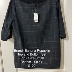 Brand New Banana Republic Complete Top & Bottom