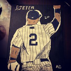 Derek jeter painting