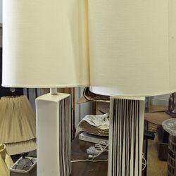 Large Vintage Mid Century Modern Lamps 