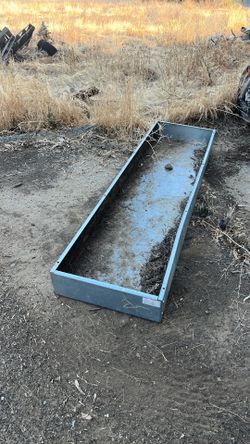 Galvanized Metal Raised Garden Bed / Planter Trough – 6ft