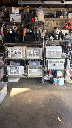 Various ACs different sizes, different capacities,