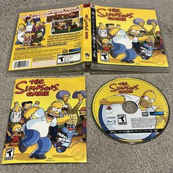 The Simpsons Game (Sony PlayStation 3, 2007) PS3 Complete CIB w/ Manual Tested