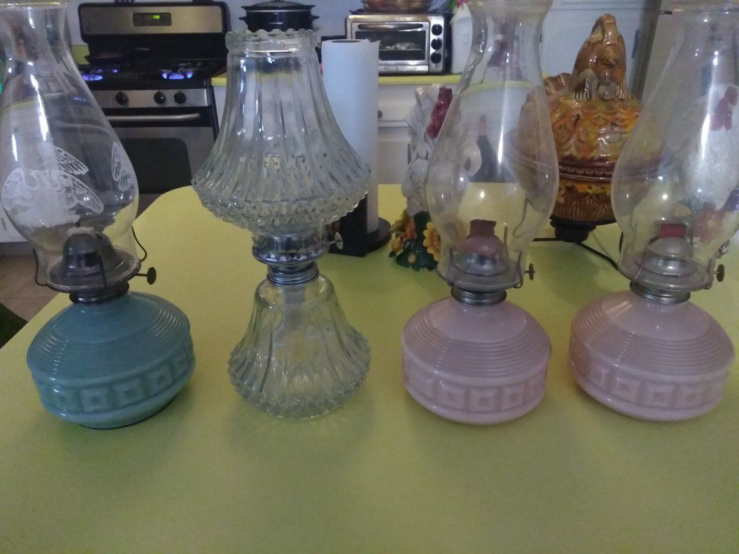 Vintage Kerosene Lamps