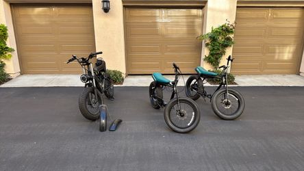 Electric Fat Tire Bikes – Set of 3