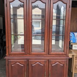 Vintage Wooden Hutch 